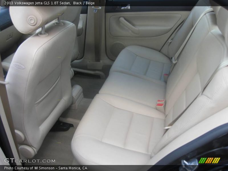 Black / Beige 2003 Volkswagen Jetta GLS 1.8T Sedan