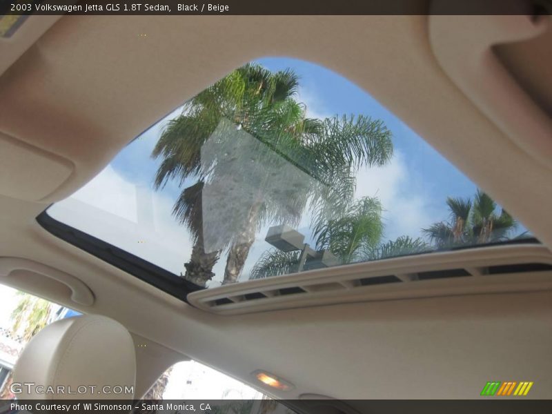 Black / Beige 2003 Volkswagen Jetta GLS 1.8T Sedan