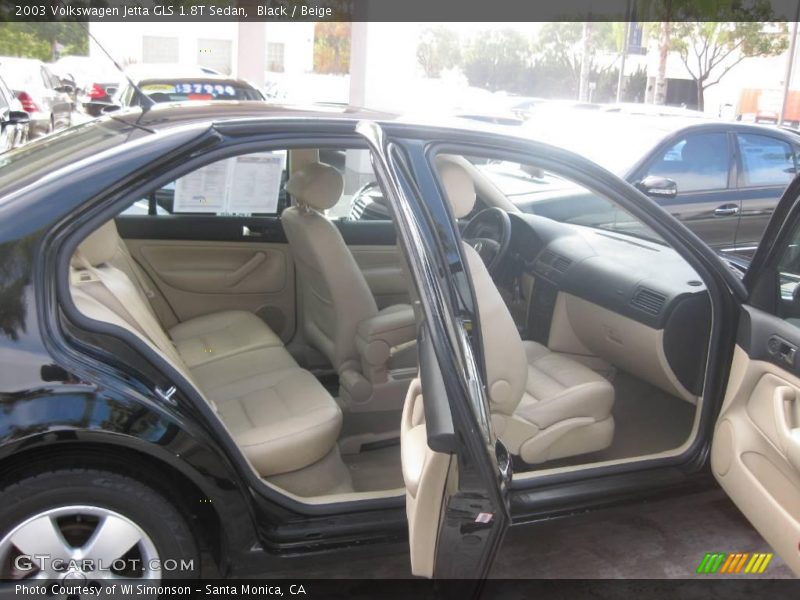 Black / Beige 2003 Volkswagen Jetta GLS 1.8T Sedan