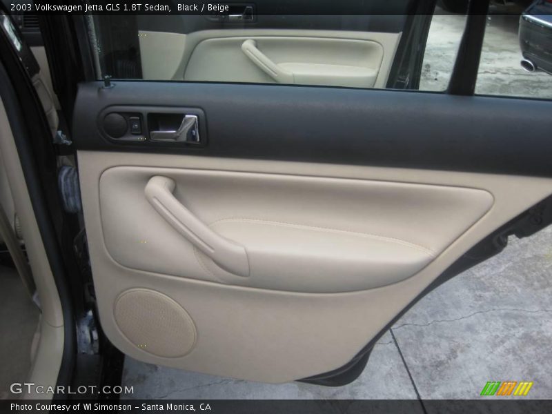 Black / Beige 2003 Volkswagen Jetta GLS 1.8T Sedan