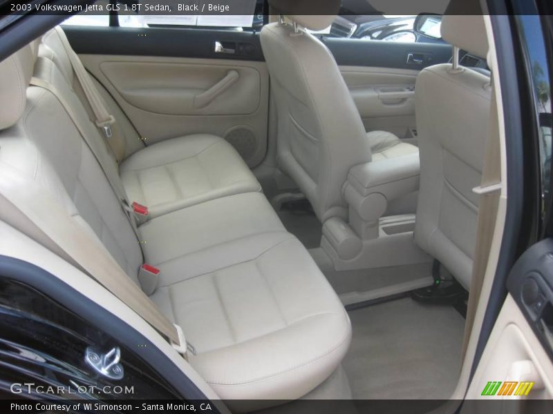 Black / Beige 2003 Volkswagen Jetta GLS 1.8T Sedan