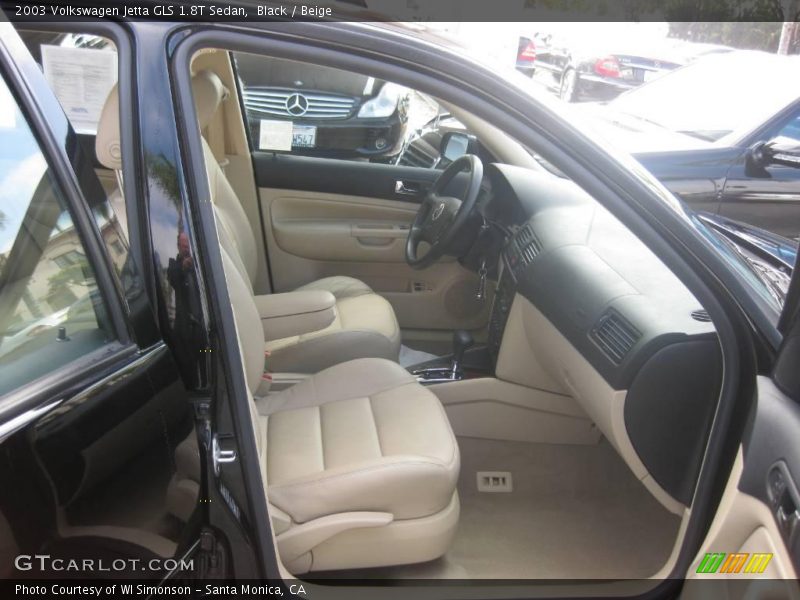 Black / Beige 2003 Volkswagen Jetta GLS 1.8T Sedan