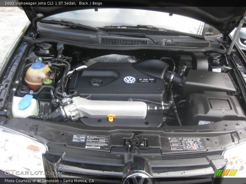 Black / Beige 2003 Volkswagen Jetta GLS 1.8T Sedan