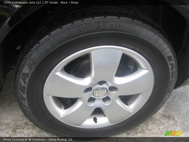 Black / Beige 2003 Volkswagen Jetta GLS 1.8T Sedan