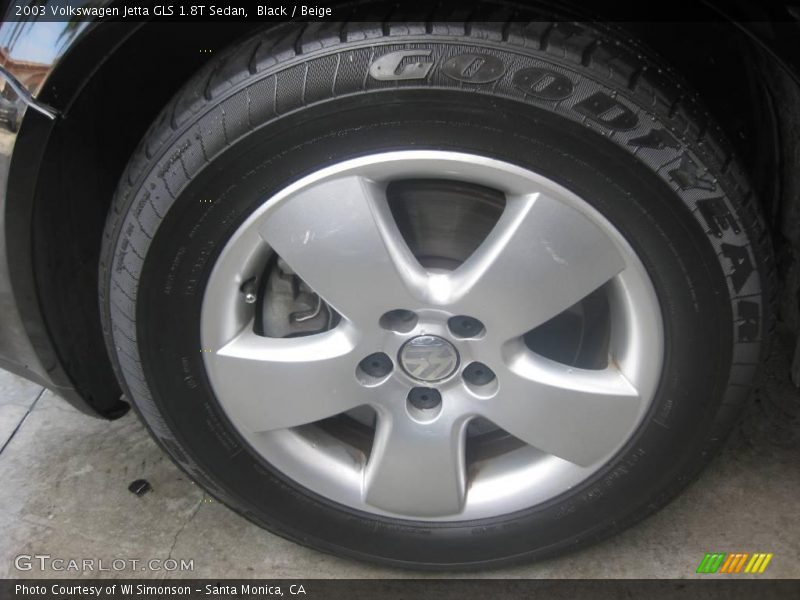 Black / Beige 2003 Volkswagen Jetta GLS 1.8T Sedan
