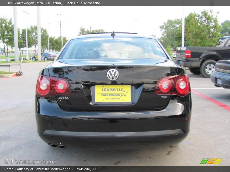 Black Uni / Anthracite 2009 Volkswagen Jetta TDI Sedan