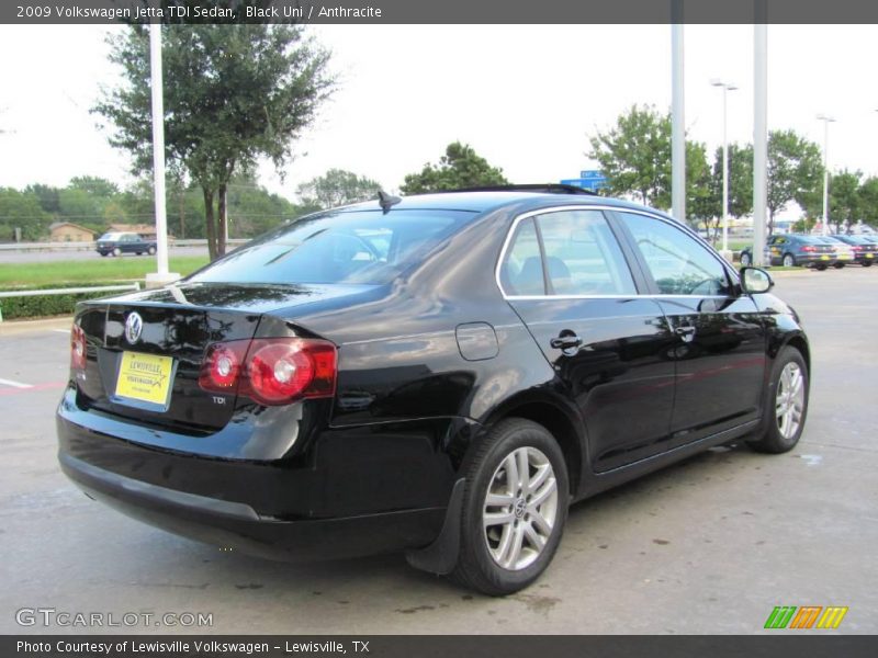 Black Uni / Anthracite 2009 Volkswagen Jetta TDI Sedan