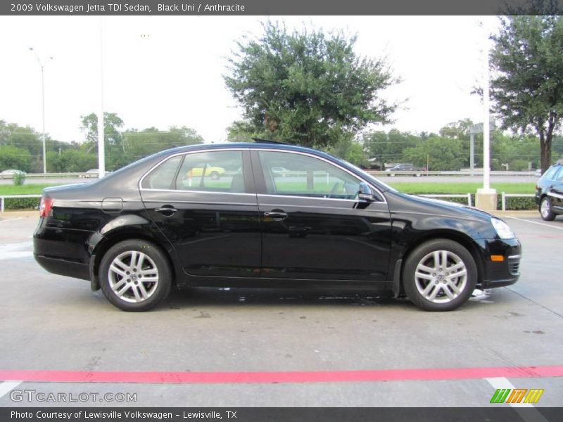 Black Uni / Anthracite 2009 Volkswagen Jetta TDI Sedan