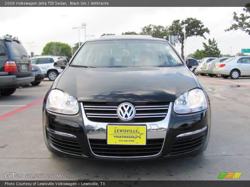 Black Uni / Anthracite 2009 Volkswagen Jetta TDI Sedan