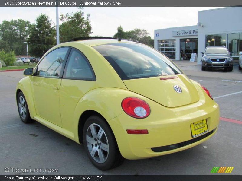 Sunflower Yellow / Grey 2006 Volkswagen New Beetle TDI Coupe