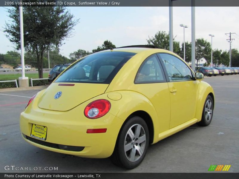 Sunflower Yellow / Grey 2006 Volkswagen New Beetle TDI Coupe
