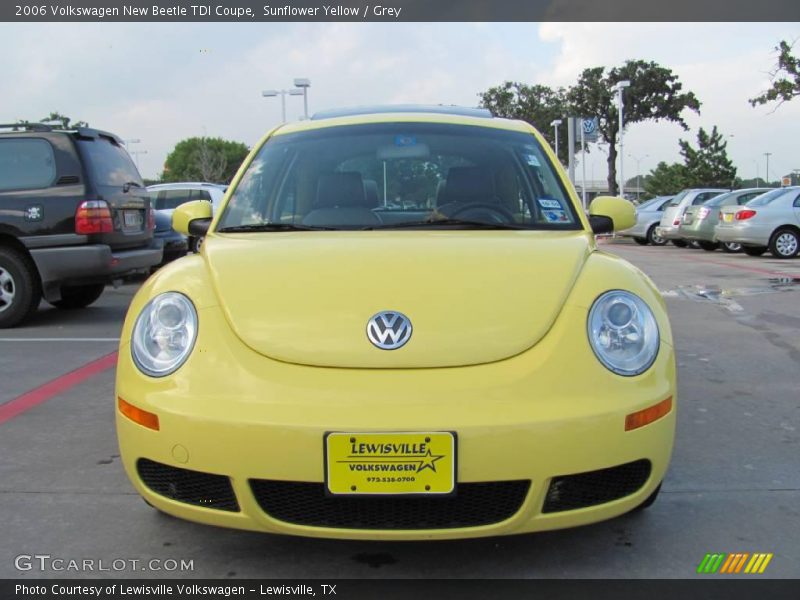 Sunflower Yellow / Grey 2006 Volkswagen New Beetle TDI Coupe