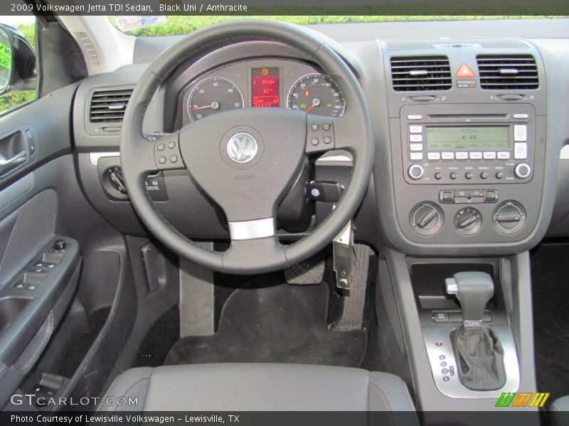 Black Uni / Anthracite 2009 Volkswagen Jetta TDI Sedan