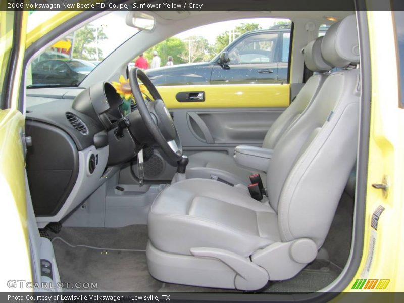 Sunflower Yellow / Grey 2006 Volkswagen New Beetle TDI Coupe