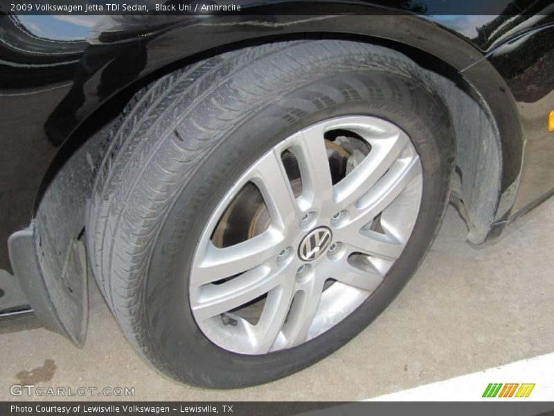 Black Uni / Anthracite 2009 Volkswagen Jetta TDI Sedan