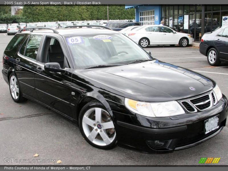 Black / Obsidian Black 2005 Saab 9-5 Aero Sport Wagon