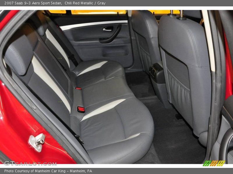 Chili Red Metallic / Gray 2007 Saab 9-3 Aero Sport Sedan