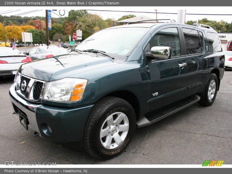 Deep Water Blue / Graphite/Titanium 2006 Nissan Armada LE 4x4