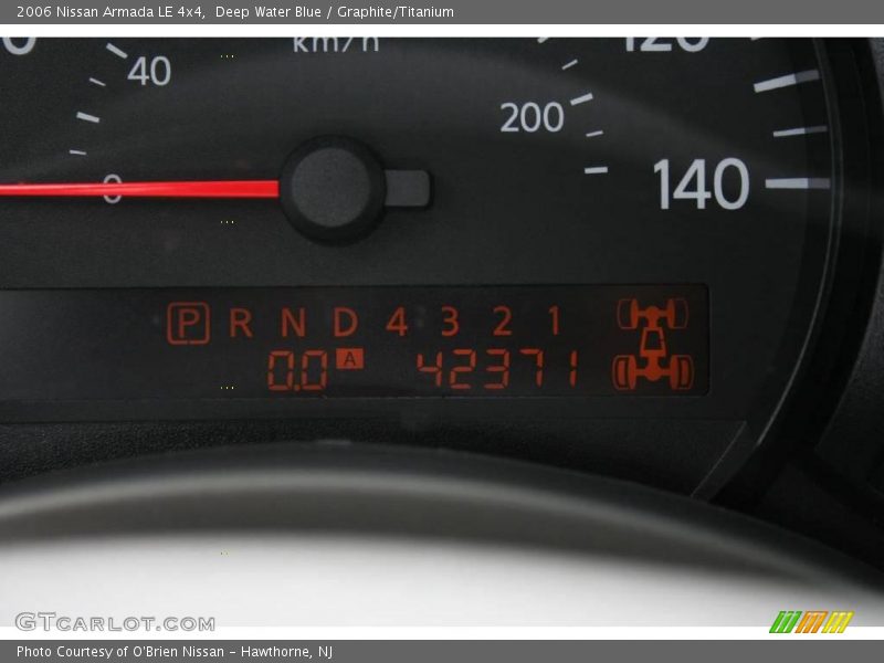 Deep Water Blue / Graphite/Titanium 2006 Nissan Armada LE 4x4