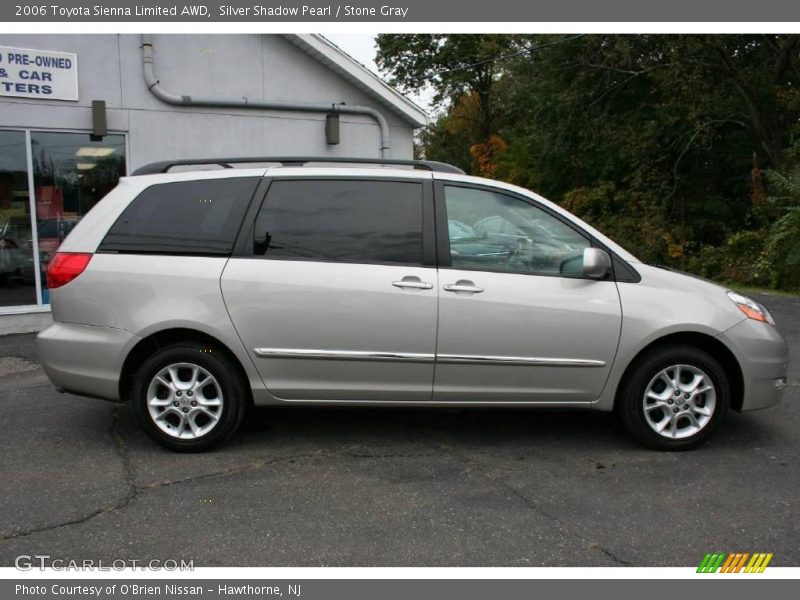 Silver Shadow Pearl / Stone Gray 2006 Toyota Sienna Limited AWD