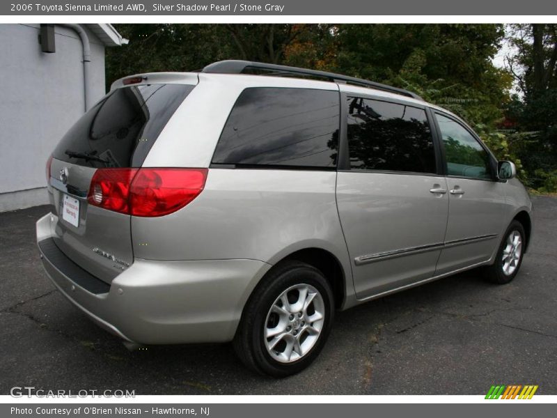 Silver Shadow Pearl / Stone Gray 2006 Toyota Sienna Limited AWD