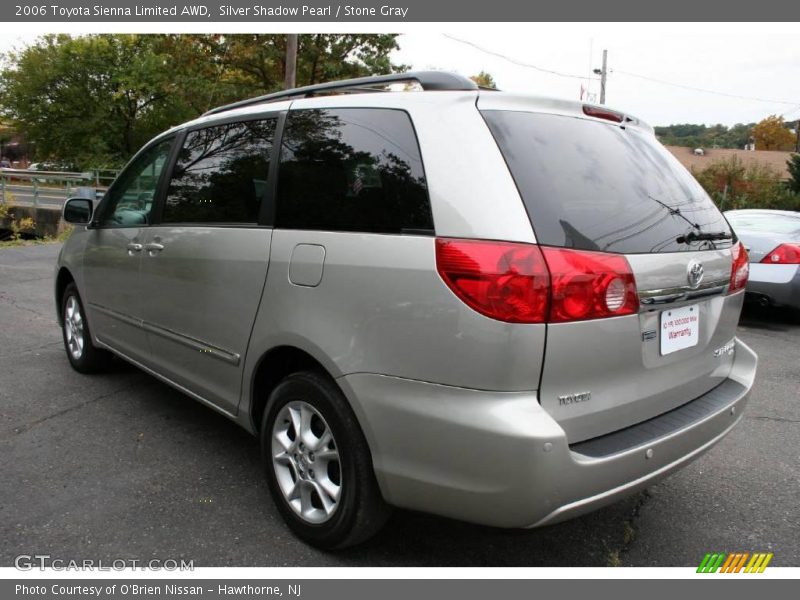 Silver Shadow Pearl / Stone Gray 2006 Toyota Sienna Limited AWD