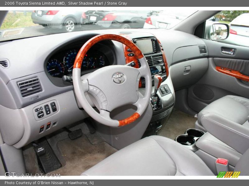 Silver Shadow Pearl / Stone Gray 2006 Toyota Sienna Limited AWD