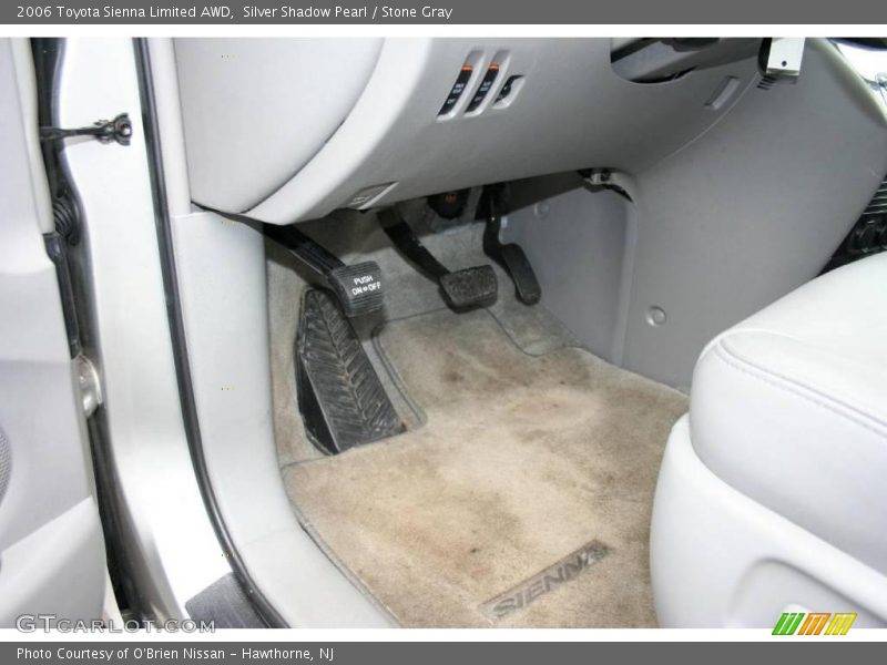 Silver Shadow Pearl / Stone Gray 2006 Toyota Sienna Limited AWD