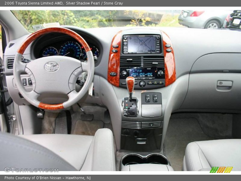 Silver Shadow Pearl / Stone Gray 2006 Toyota Sienna Limited AWD