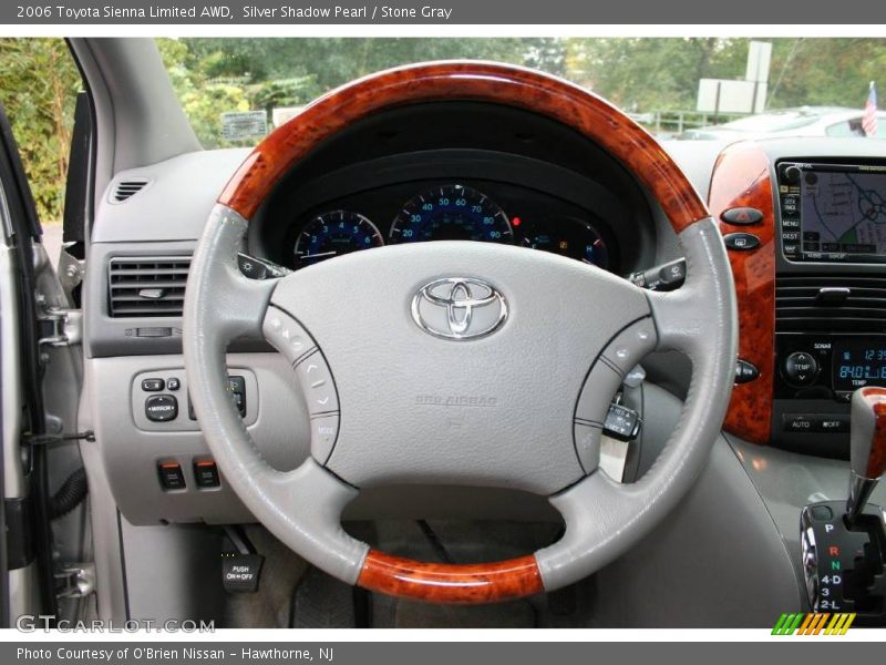 Silver Shadow Pearl / Stone Gray 2006 Toyota Sienna Limited AWD
