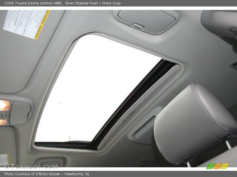 Silver Shadow Pearl / Stone Gray 2006 Toyota Sienna Limited AWD