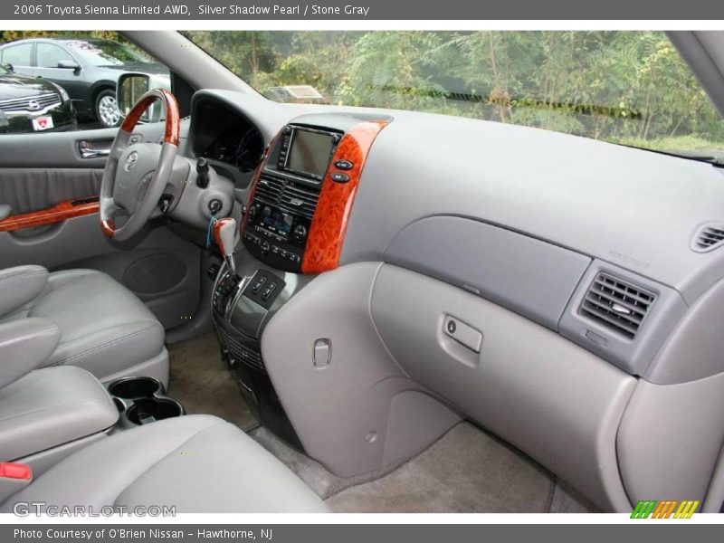 Silver Shadow Pearl / Stone Gray 2006 Toyota Sienna Limited AWD