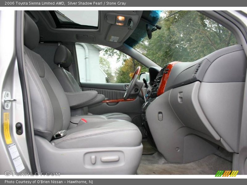 Silver Shadow Pearl / Stone Gray 2006 Toyota Sienna Limited AWD