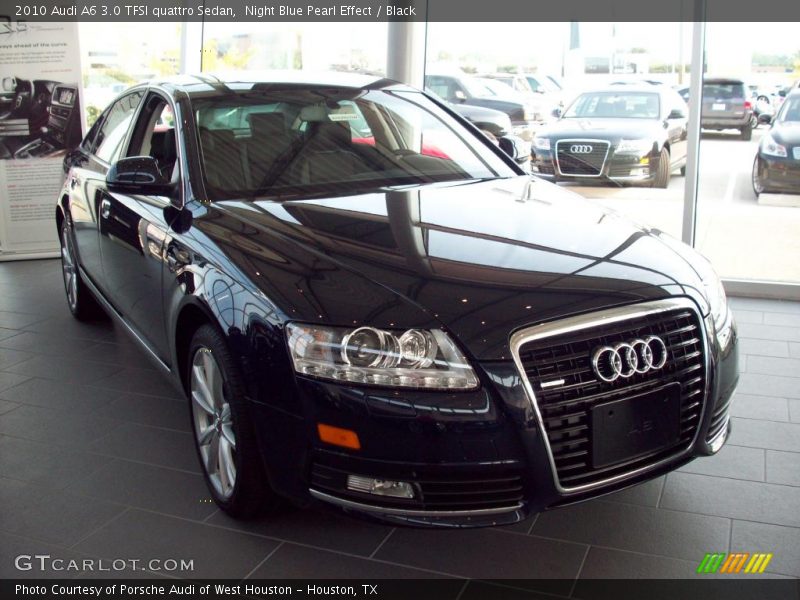 Night Blue Pearl Effect / Black 2010 Audi A6 3.0 TFSI quattro Sedan