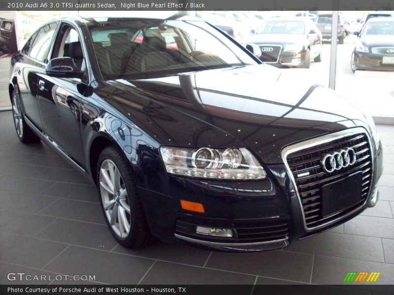 Night Blue Pearl Effect / Black 2010 Audi A6 3.0 TFSI quattro Sedan