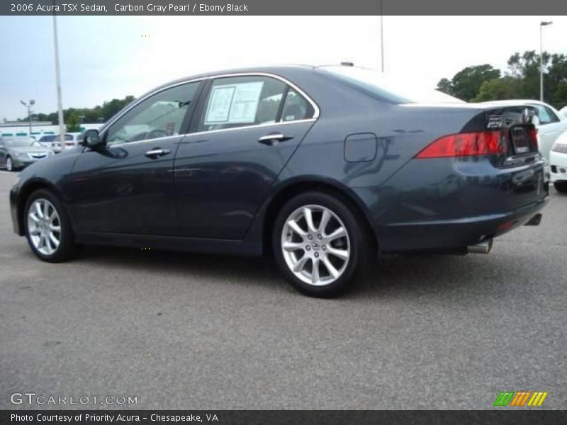 Carbon Gray Pearl / Ebony Black 2006 Acura TSX Sedan