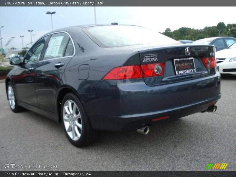 Carbon Gray Pearl / Ebony Black 2006 Acura TSX Sedan