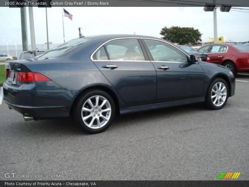 Carbon Gray Pearl / Ebony Black 2006 Acura TSX Sedan