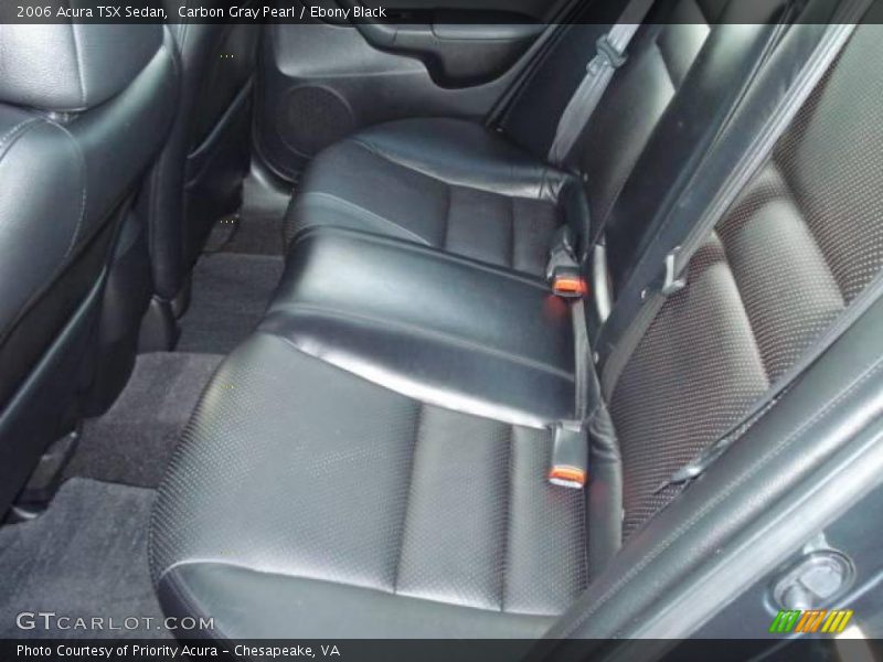 Carbon Gray Pearl / Ebony Black 2006 Acura TSX Sedan