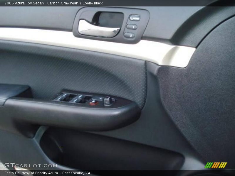 Carbon Gray Pearl / Ebony Black 2006 Acura TSX Sedan