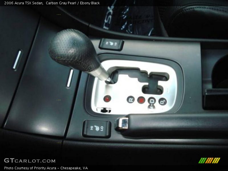 Carbon Gray Pearl / Ebony Black 2006 Acura TSX Sedan