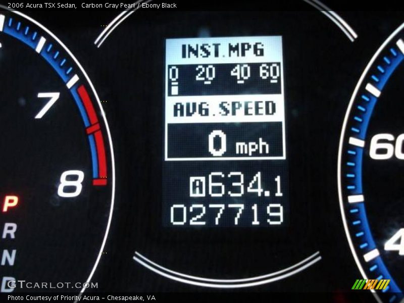 Carbon Gray Pearl / Ebony Black 2006 Acura TSX Sedan