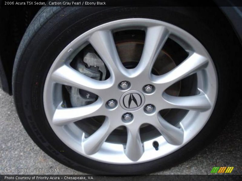 Carbon Gray Pearl / Ebony Black 2006 Acura TSX Sedan
