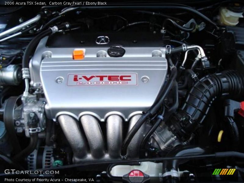 Carbon Gray Pearl / Ebony Black 2006 Acura TSX Sedan