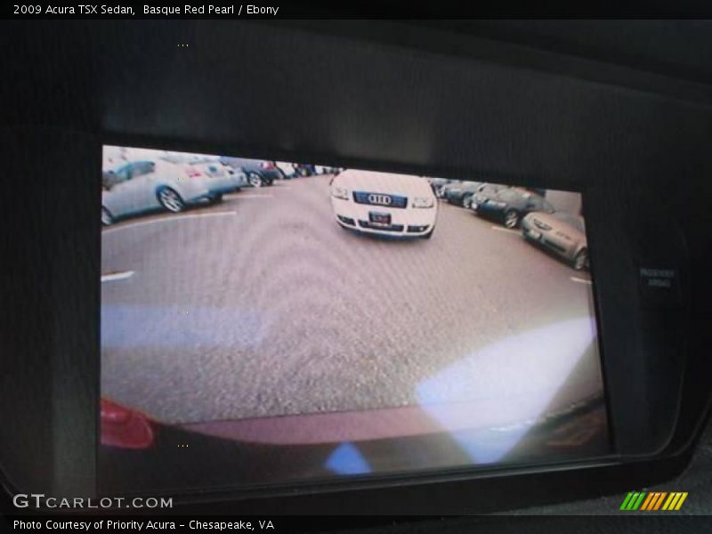 Basque Red Pearl / Ebony 2009 Acura TSX Sedan