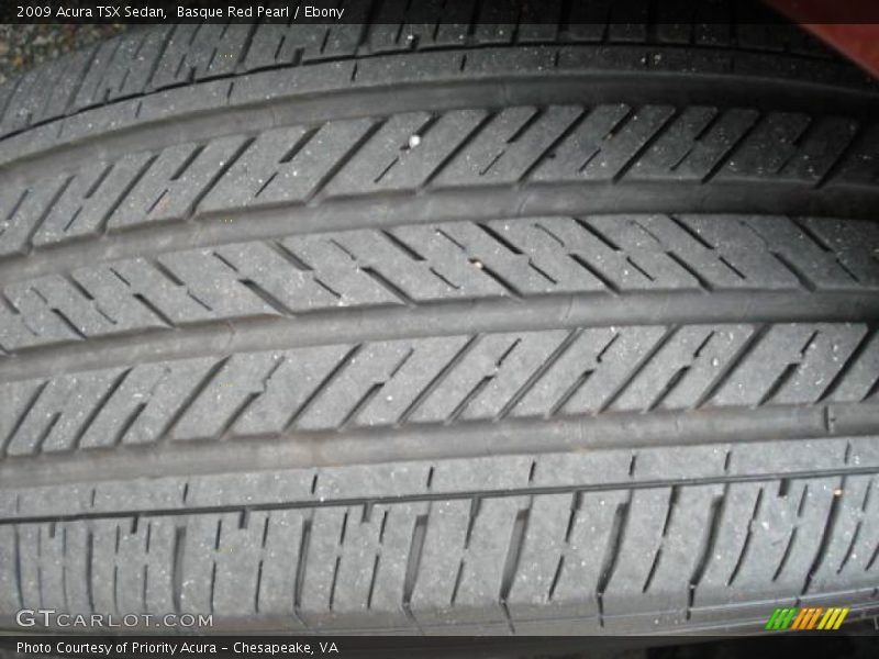 Basque Red Pearl / Ebony 2009 Acura TSX Sedan