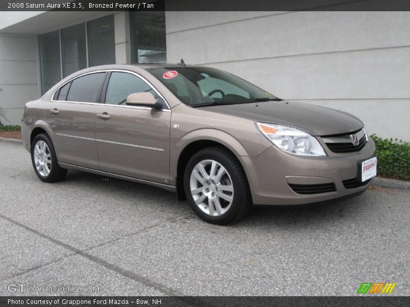 Bronzed Pewter / Tan 2008 Saturn Aura XE 3.5