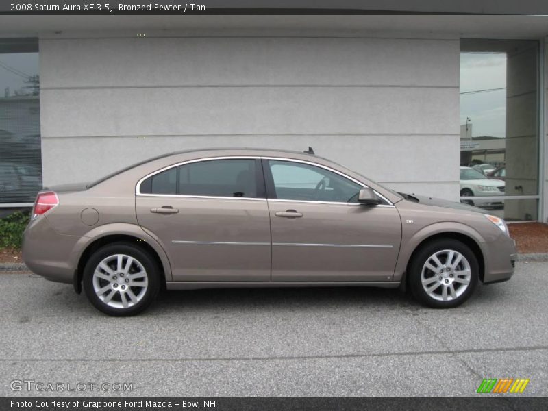 Bronzed Pewter / Tan 2008 Saturn Aura XE 3.5