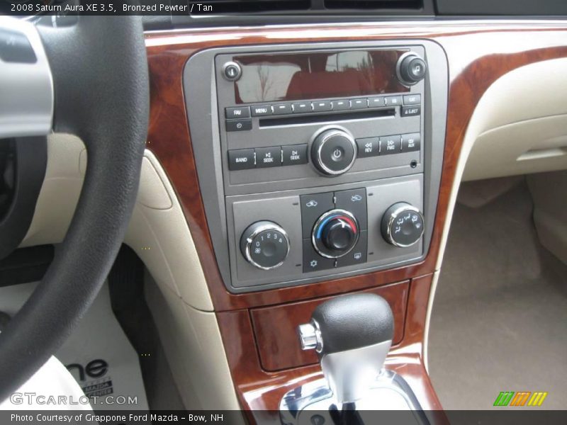 Bronzed Pewter / Tan 2008 Saturn Aura XE 3.5