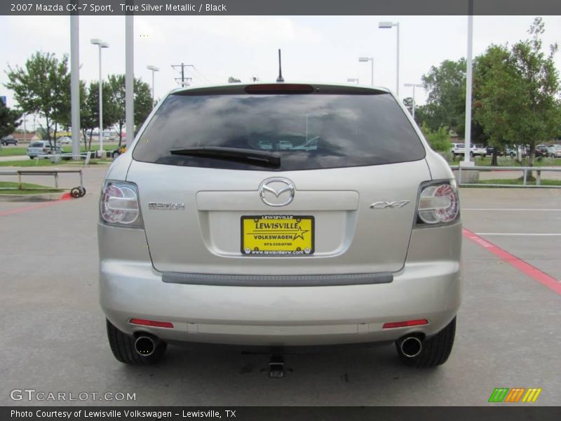 True Silver Metallic / Black 2007 Mazda CX-7 Sport